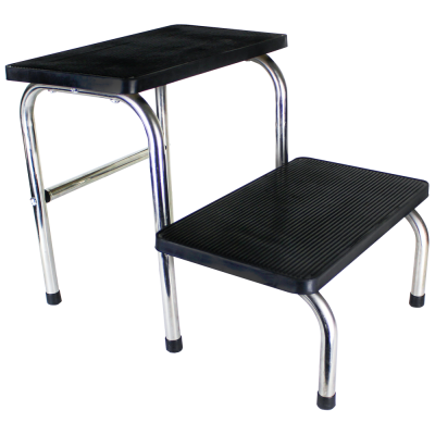 STAINLESS STEEL FOOT STOOL DOUBLE STEP (FS-S-K20)