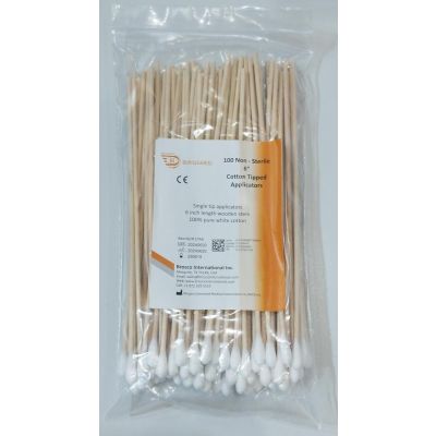 Cotton Tip Applicator Non Sterile, 6"