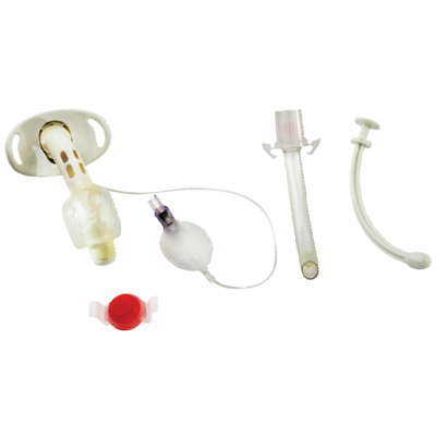 Shiley Tracheostomy Tube Cuffed with Disposable Inner Cannula, Fenestrated