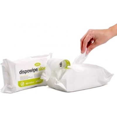 Dispowipe aloe wipes (Pack of 60)