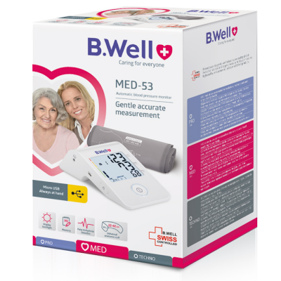 B.WELL MED-53 AUTOMATIC BLOOD PRESSURE MONITOR