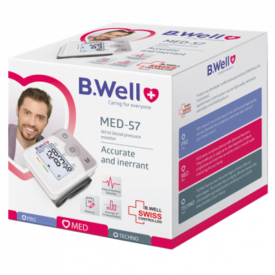B.WELL MED-57 Wrist blood pressure monitor