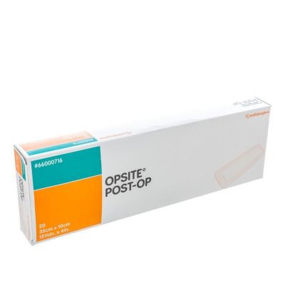 Opsite Post-Op Dressings 35cm x 10cm Box of 20 – Waterproof Surgical Wound Care