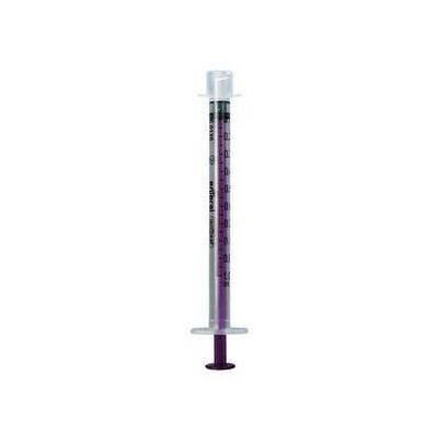 SYR -01S ENTERAL SYRINGE, PURPLE, 1ML, SINGLE USE, LOW DOSE TIP WITH ENFit CONNECTOR, 100/CASE