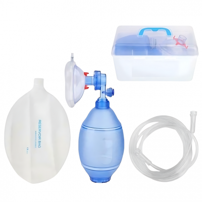 Ambu Bag Adult PVC with PEEP Valve – Disposable Manual Resuscitator